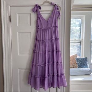 Lilac English Factory midi dress